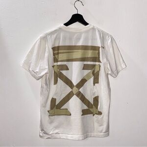 Men’s Off-White Virgil Abloh Tape Tee White Size Small